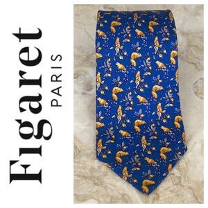 Alain Figaret Paris 100% Silk Handmade Tie